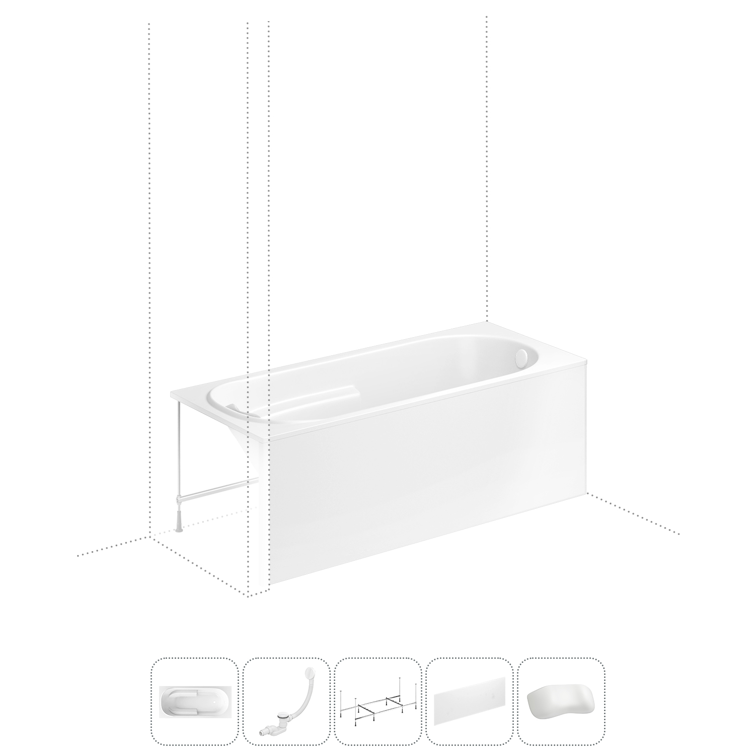 Акриловая ванна 150x75 см Lavinia Boho Bristol 202011653 в наборе 5 в 1, Белый, bath_LB_sifon.Easter Pro.2v1
Акриловая ванна 150x75 см Lavinia Boho Bristol 202011653 в наборе 5 в 1, Белый, bath_LB_sifon.Easter Pro.2v1