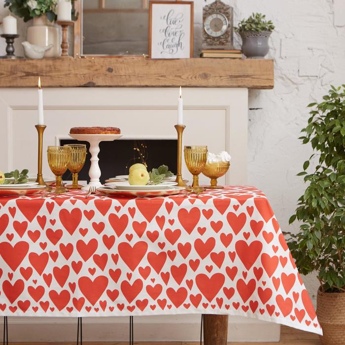 Скатерть "Этель" Red hearts 149х180см, 100% хл, саржа 190 г/м2, Красный, Red hearts
Скатерть "Этель" Red hearts 149х180см, 100% хл, саржа 190 г/м2, Красный, Red hearts
