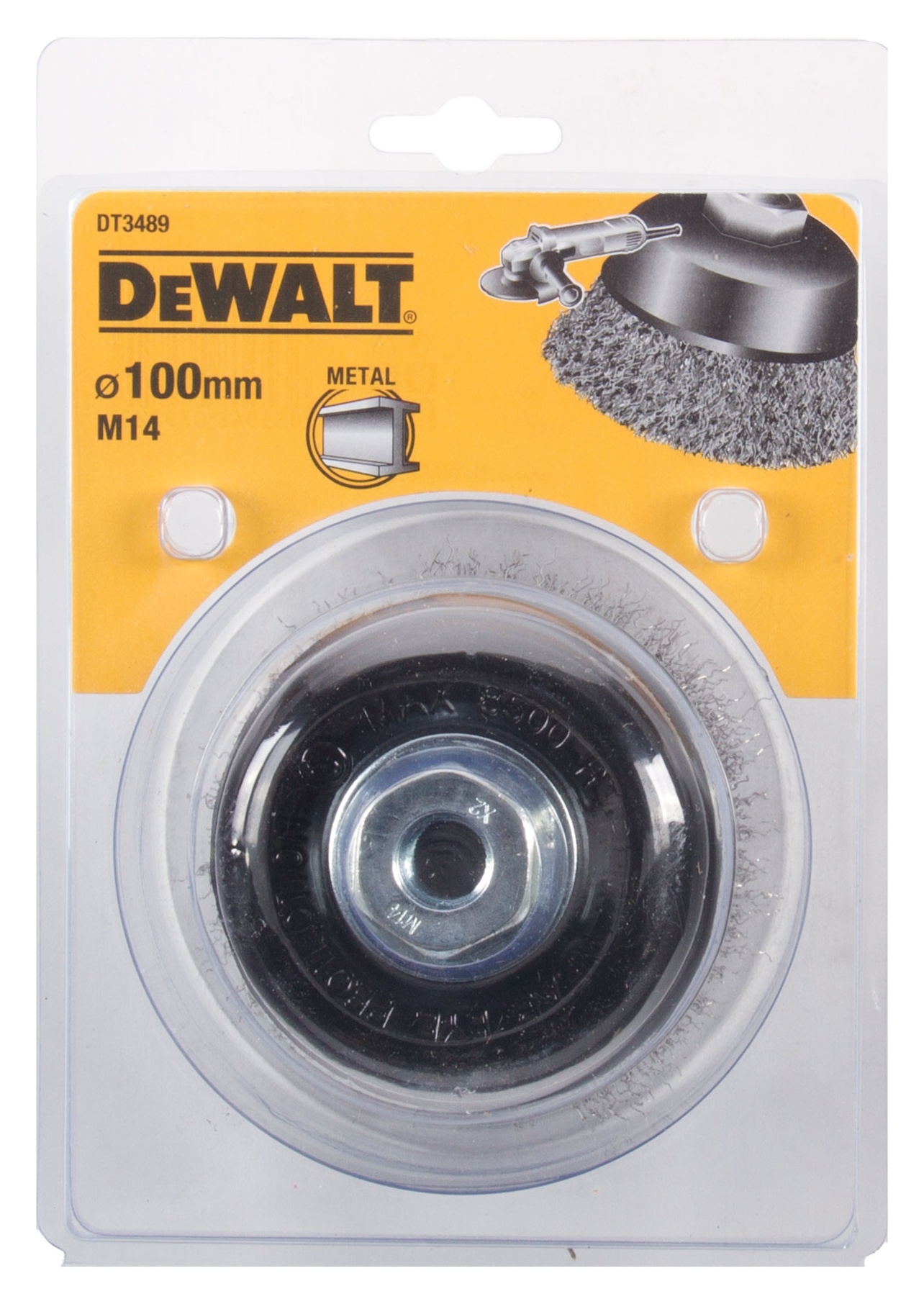 Чашечная щетка витая проволока 100 x 26 мм x M14 DEWALT DT3489-QZ, DT3489-QZ
Чашечная щетка витая проволока 100 x 26 мм x M14 DEWALT DT3489-QZ, DT3489-QZ