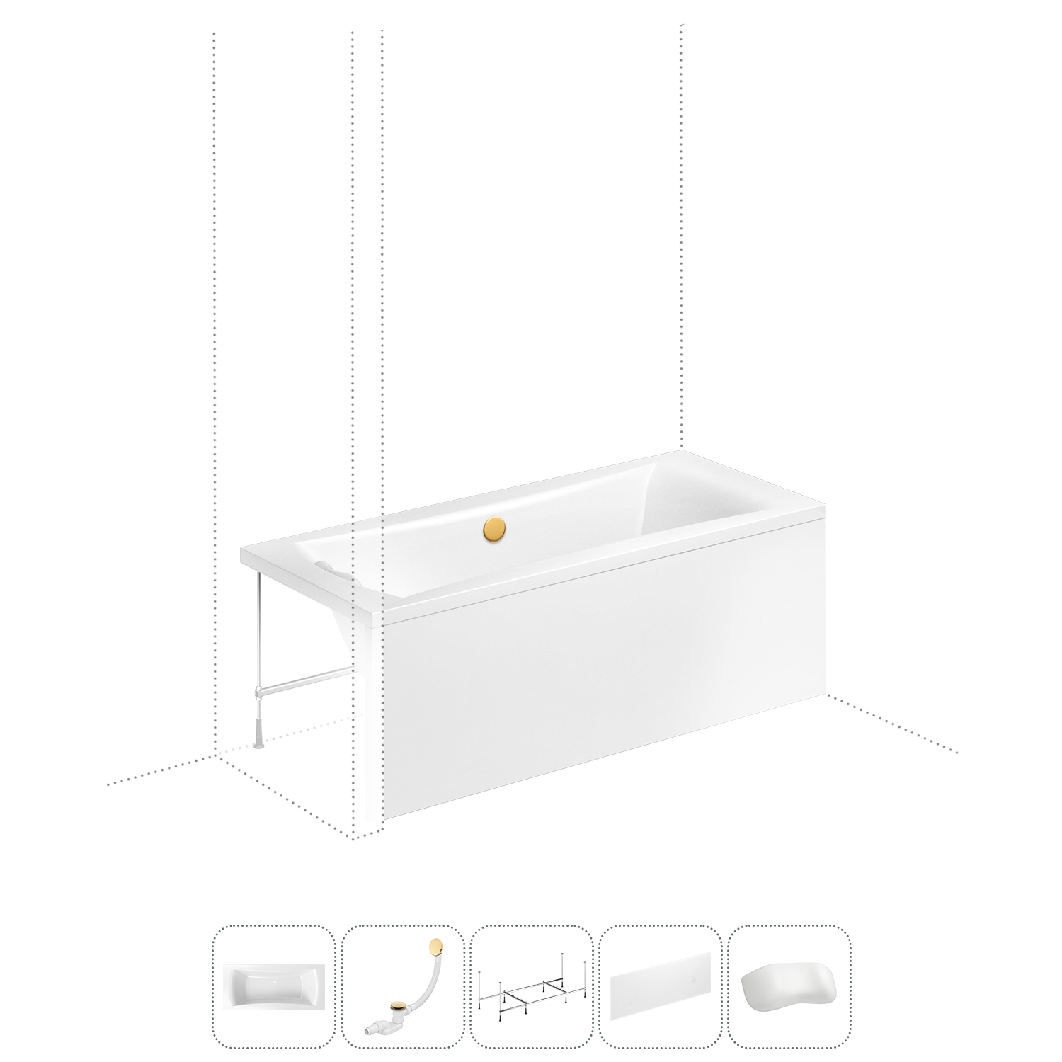 Акриловая ванна 170x75 см Lavinia Boho Evan 202011756 в наборе 5 в 1, Белый, bath_LB_sifon.Pure.2v1
Акриловая ванна 170x75 см Lavinia Boho Evan 202011756 в наборе 5 в 1, Белый, bath_LB_sifon.Pure.2v1