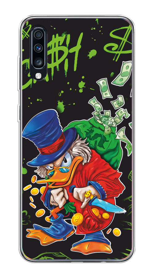 Чехол на Samsung Galaxy A70 "Скрудж Макдак с мешком денег", Красный;синий;зеленый;черный, 28150-1
Чехол на Samsung Galaxy A70 "Скрудж Макдак с мешком денег", Красный;синий;зеленый;черный, 28150-1