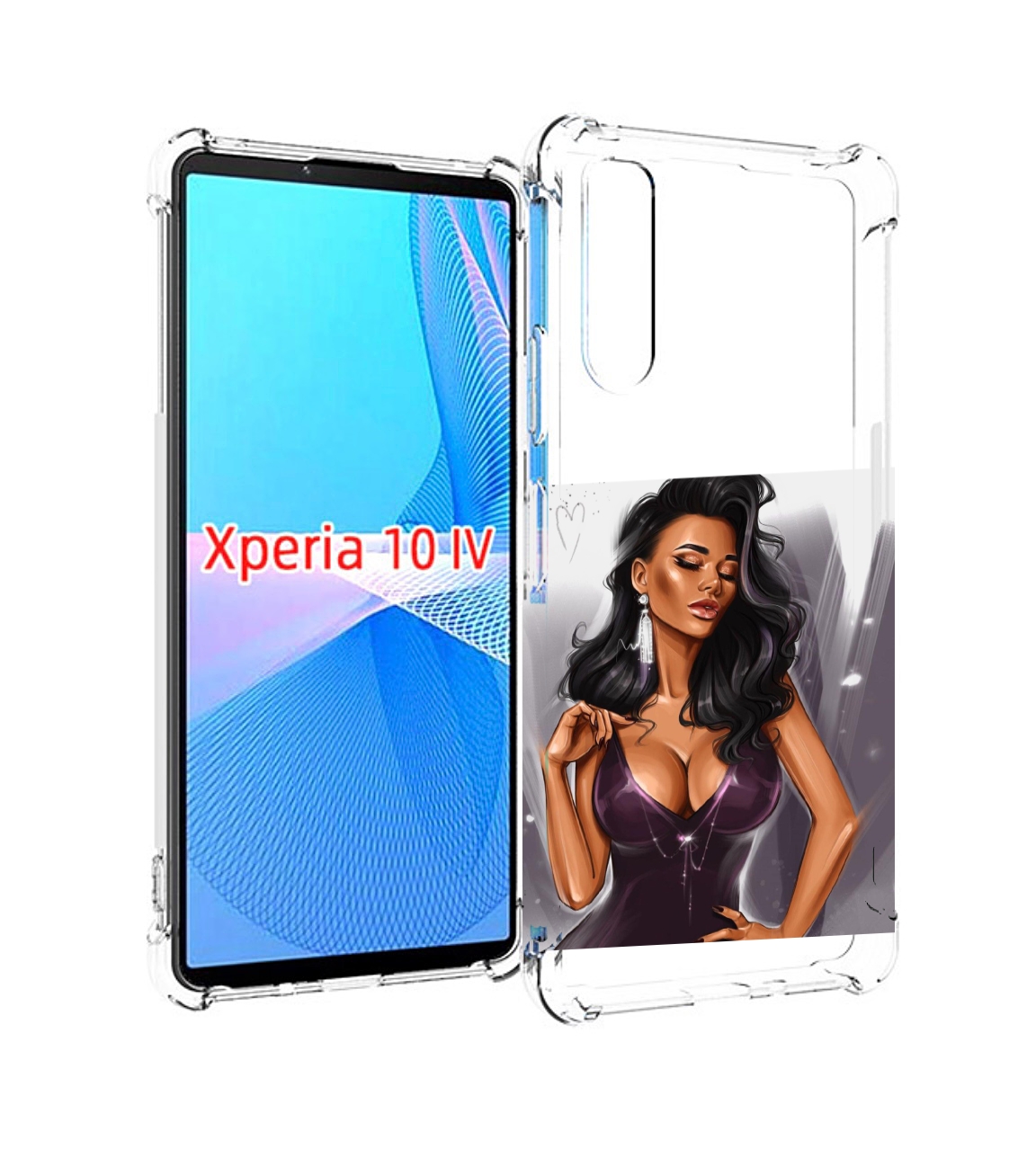 Чехол MyPads нарисованная-девушка-в-фиолетовом-платье женский для Sony Xperia 10 IV (10-4), Прозрачный, Tocco
Чехол MyPads нарисованная-девушка-в-фиолетовом-платье женский для Sony Xperia 10 IV (10-4), Прозрачный, Tocco