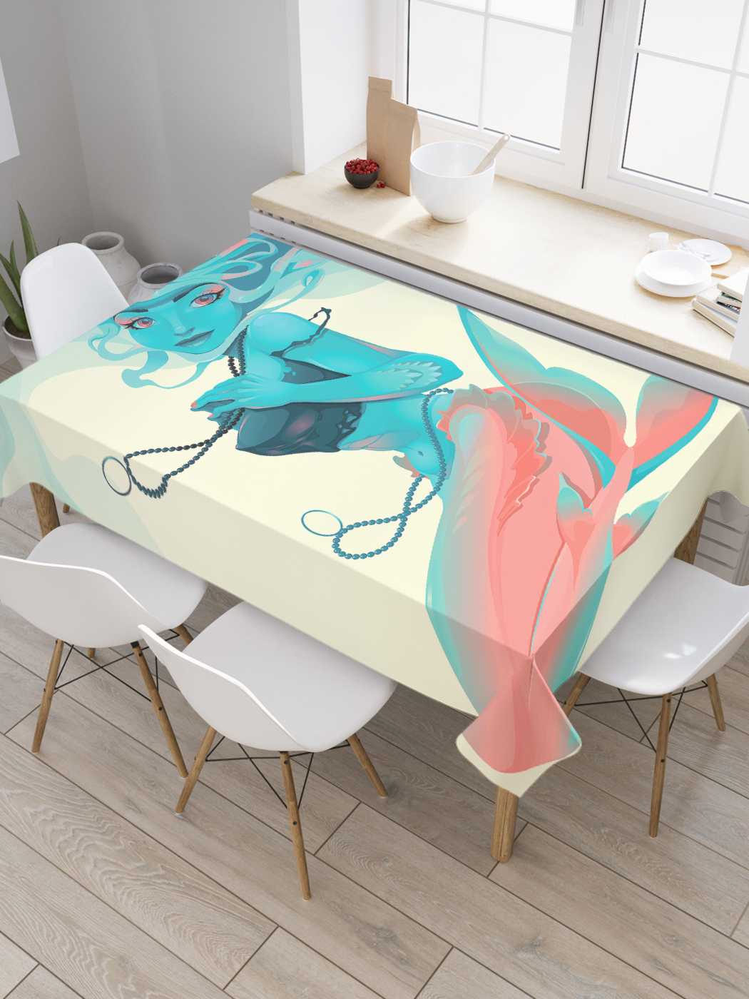 Скатерть прямоугольная JoyArty "Соблазнительная русалка" из сатена, 120x145 см, Голубой, Соблазнительная русалка
Скатерть прямоугольная JoyArty "Соблазнительная русалка" из сатена, 120x145 см, Голубой, Соблазнительная русалка