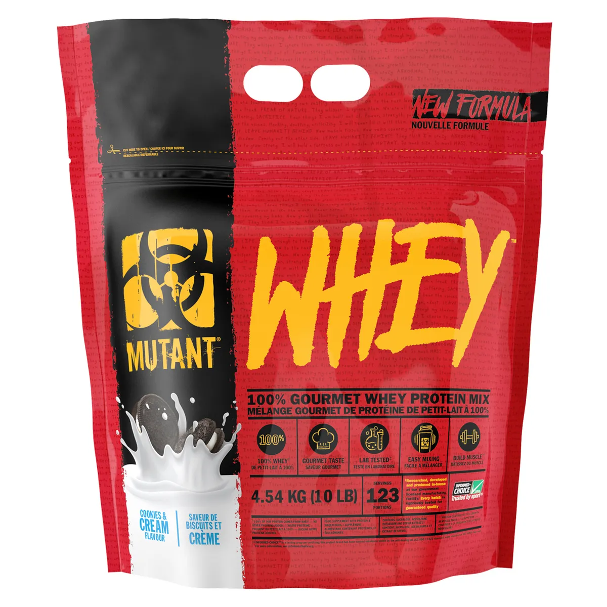 фото Протеин mutant whey, 4540 г, cookies and cream