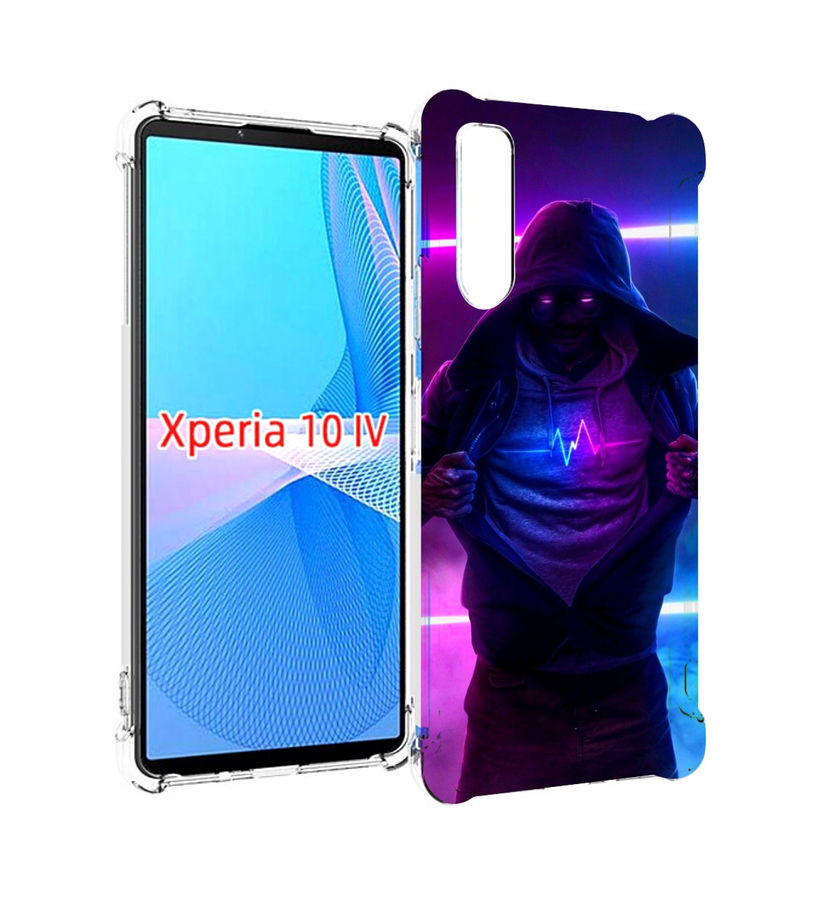 Чехол MyPads парень в капюшоне неоновый для Sony Xperia 10 IV (10-4), Прозрачный, Tocco
Чехол MyPads парень в капюшоне неоновый для Sony Xperia 10 IV (10-4), Прозрачный, Tocco
