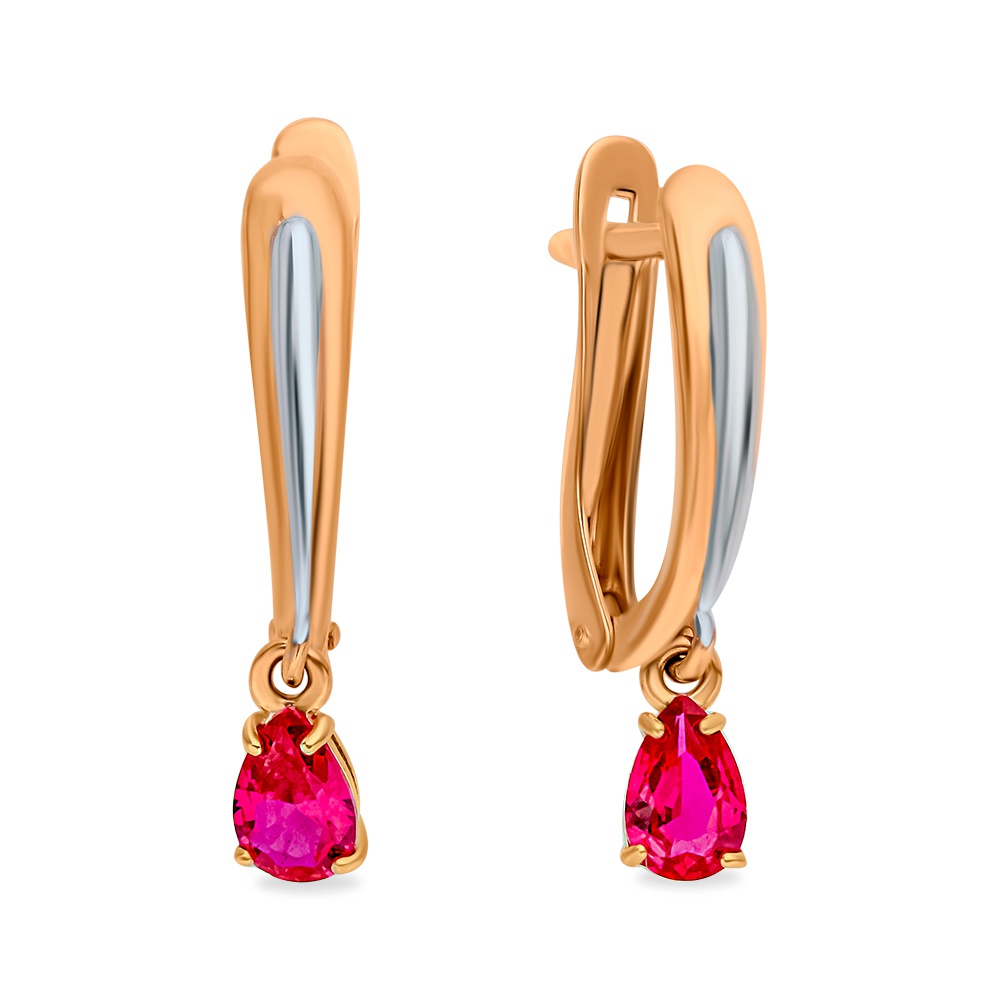 Серьги подвески из красного золота 585Gold 102007563, рубин искусственный, 102007563
Серьги подвески из красного золота 585Gold 102007563, рубин искусственный, 102007563