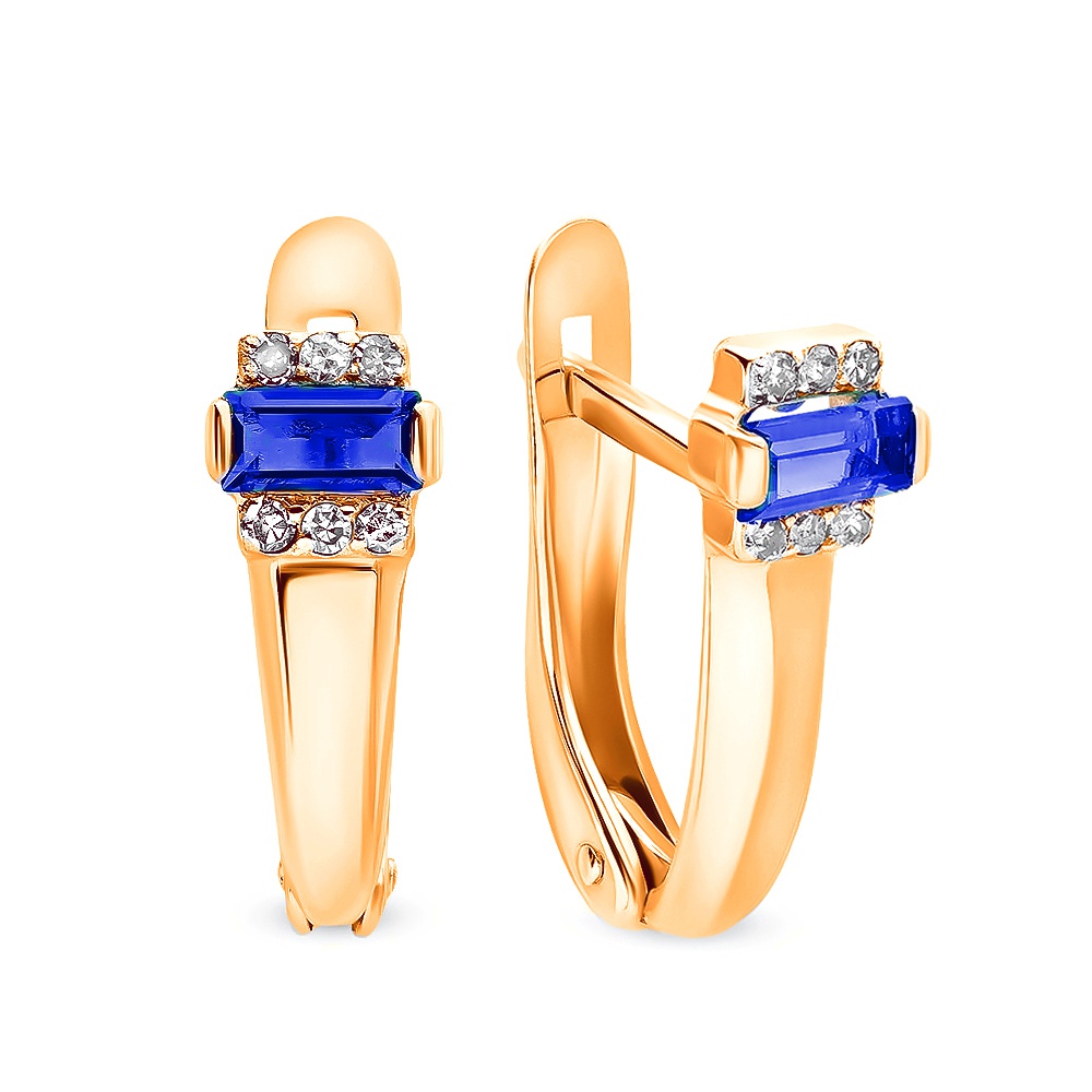 Серьги из красного золота 585Gold 102007465, сапфир искусственный/бриллиант, 102007465
Серьги из красного золота 585Gold 102007465, сапфир искусственный/бриллиант, 102007465