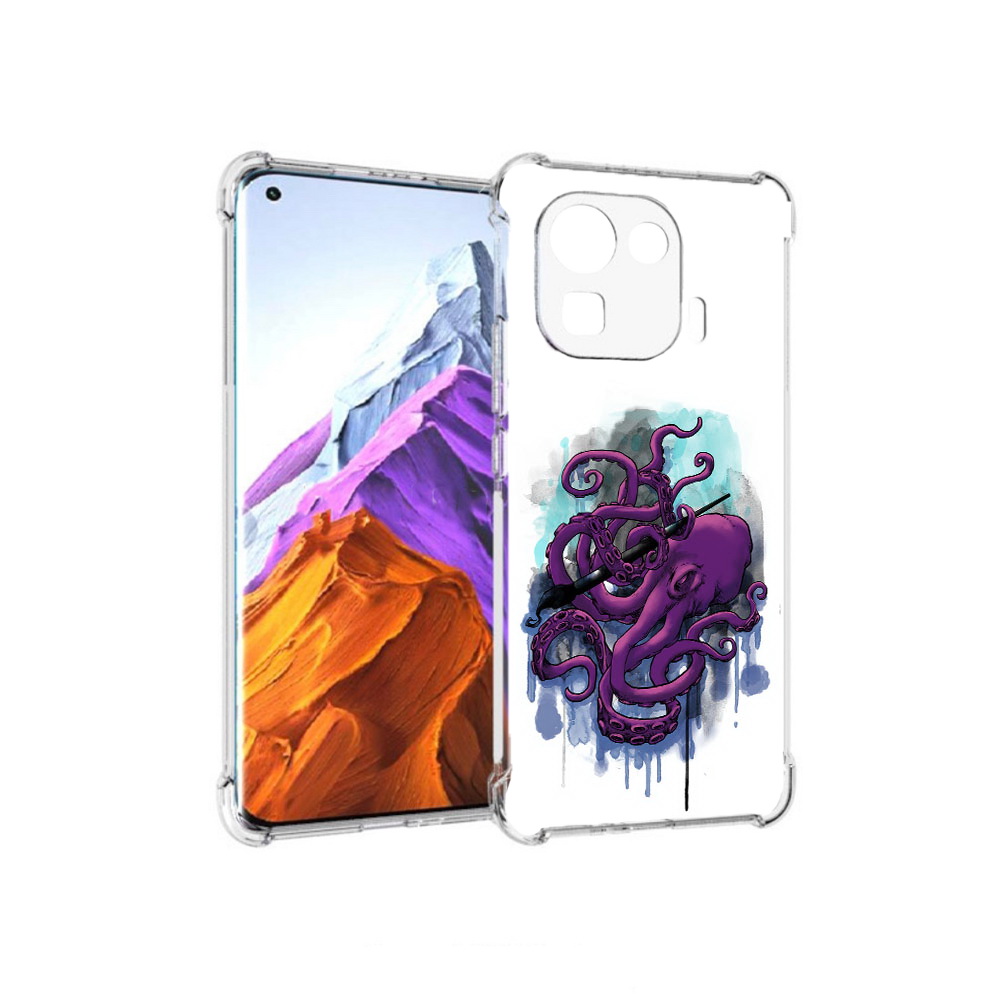 Чехол MyPads Tocco для Xiaomi 11 Pro фиолетовый осьминог (PT144585.286.658), Прозрачный, Tocco
Чехол MyPads Tocco для Xiaomi 11 Pro фиолетовый осьминог (PT144585.286.658), Прозрачный, Tocco
