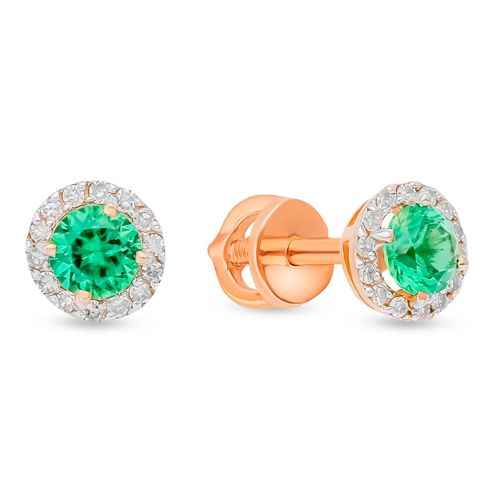 Серьги пусеты из красного золота 585Gold 102007723, изумруд искусственный/бриллиант, 102007723
Серьги пусеты из красного золота 585Gold 102007723, изумруд искусственный/бриллиант, 102007723