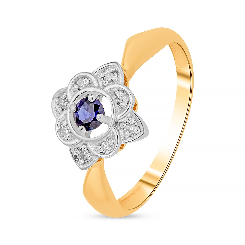 Кольцо из красного золота с сапфиром искусственным/бриллиантом р. 585Gold 101015249, 101015249
Кольцо из красного золота с сапфиром искусственным/бриллиантом р. 585Gold 101015249, 101015249