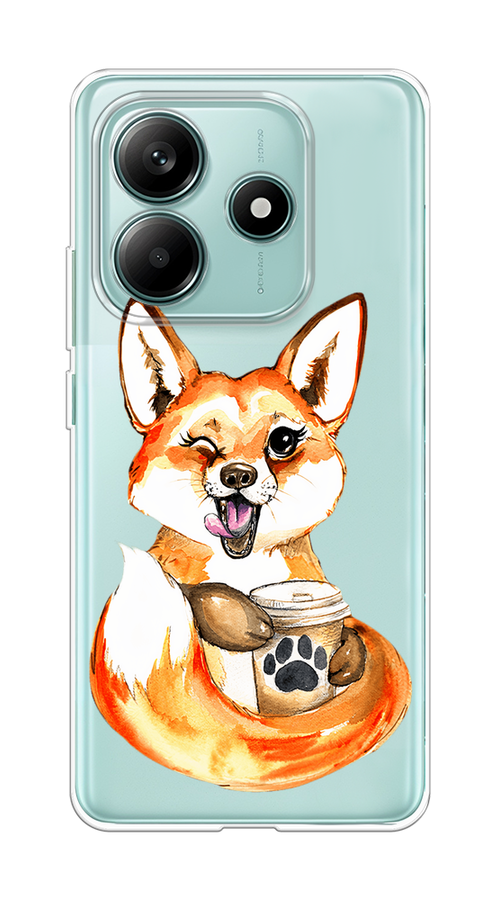 Чехол на Xiaomi Redmi Note 14 5G Подмигивающая лиса с кофе, Оранжевый;белый;коричневый, 323850-1
Чехол на Xiaomi Redmi Note 14 5G Подмигивающая лиса с кофе, Оранжевый;белый;коричневый, 323850-1