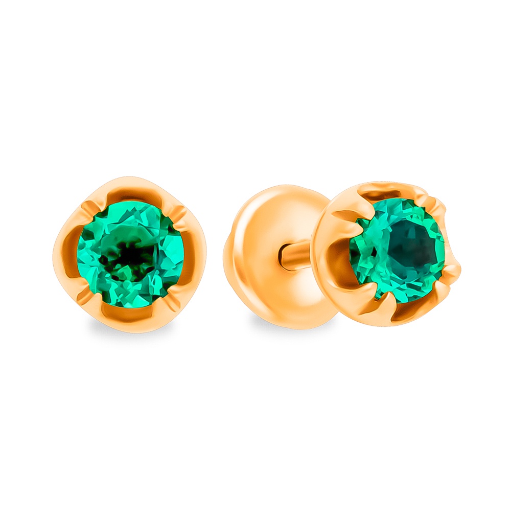 Серьги пусеты из красного золота 585Gold 102008144, изумруд искусственный, 102008144
Серьги пусеты из красного золота 585Gold 102008144, изумруд искусственный, 102008144