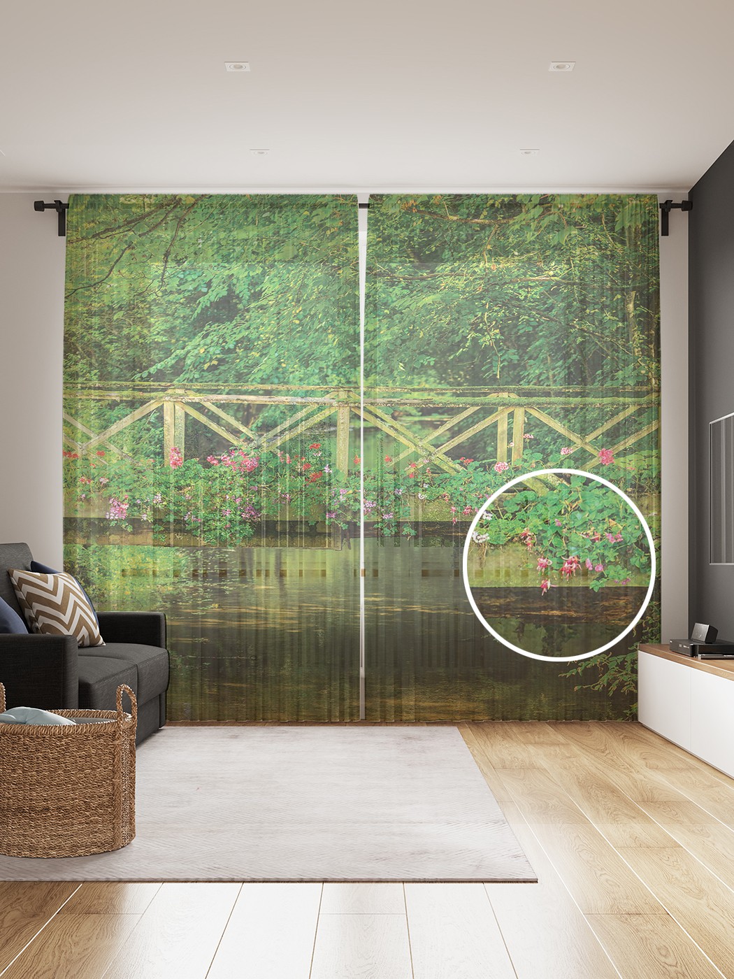 Фототюль JoyArty "Мостовые цветы", 145x265см (2 полотна со шторной лентой + 50 крючков), Мостовые цветы
Фототюль JoyArty "Мостовые цветы", 145x265см (2 полотна со шторной лентой + 50 крючков), Мостовые цветы