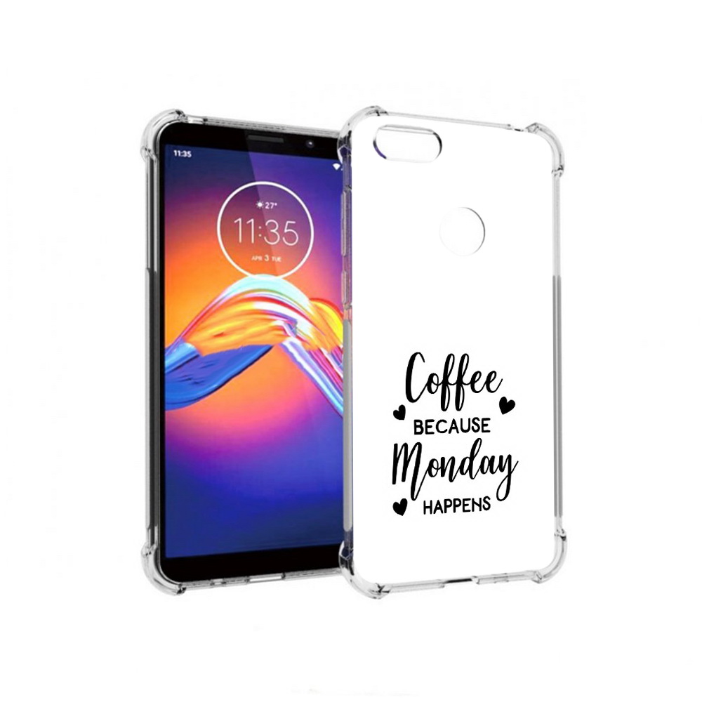 Чехол MyPads Tocco для Motorola Moto E6 кофе и понедельник стал счастливым, Прозрачный, Tocco
Чехол MyPads Tocco для Motorola Moto E6 кофе и понедельник стал счастливым, Прозрачный, Tocco