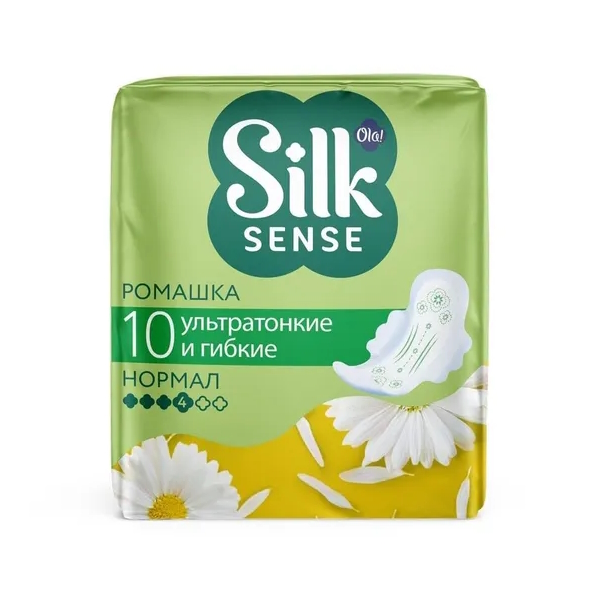 Прокладки гигиенические Ola Silk Sense Ultra Normal Ромашка ультратонкие с крылышками 10шт, Белый
Прокладки гигиенические Ola Silk Sense Ultra Normal Ромашка ультратонкие с крылышками 10шт, Белый