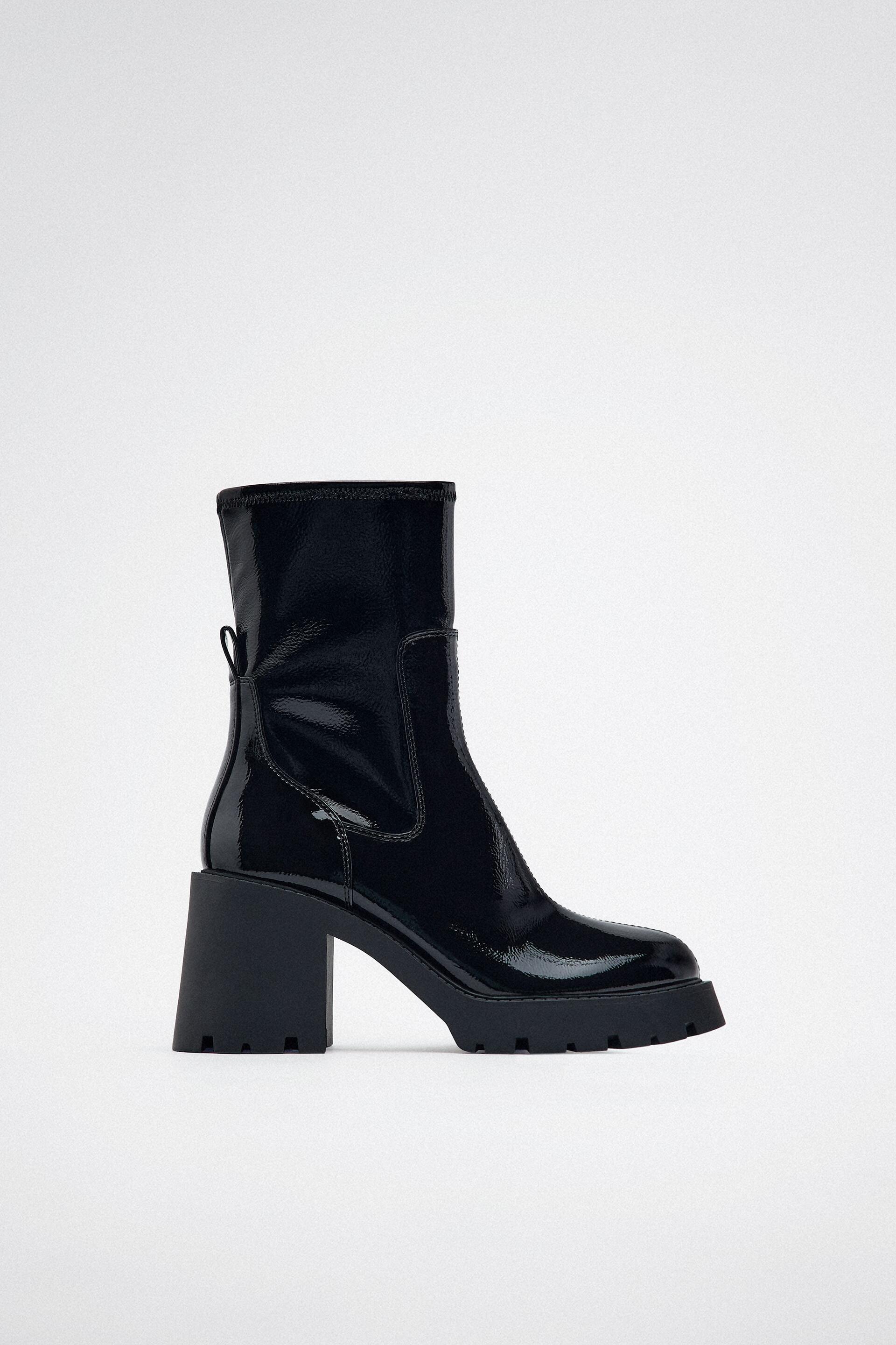 фото Ботильоны женские zara 222749 черные 42 ru (доставка из-за рубежа)