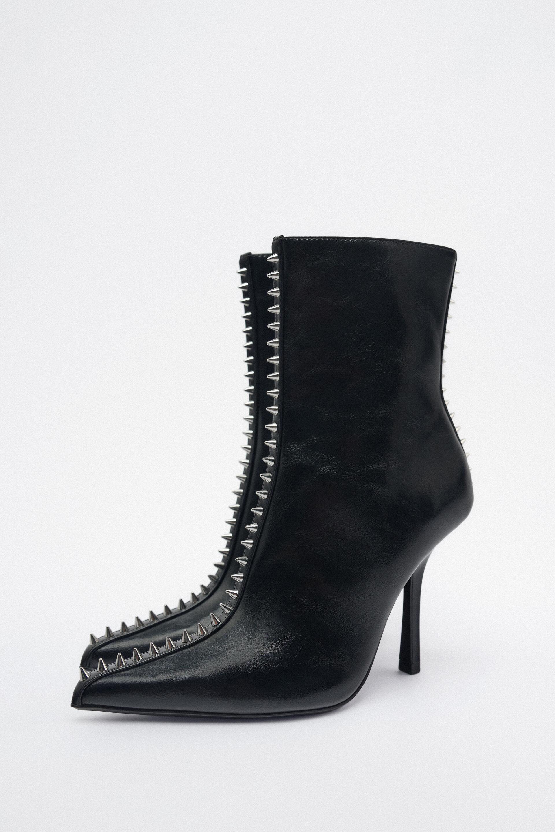 фото Ботильоны женские zara 222750 черные 39 ru (доставка из-за рубежа)