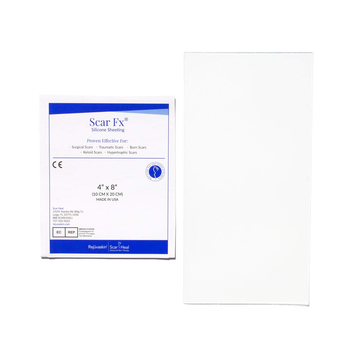 Силиконовый пластырь Rejuvaskin Scar Fx от рубцов и шрамов, 10х20см, Прозрачный, 10x20
Силиконовый пластырь Rejuvaskin Scar Fx от рубцов и шрамов, 10х20см, Прозрачный, 10x20