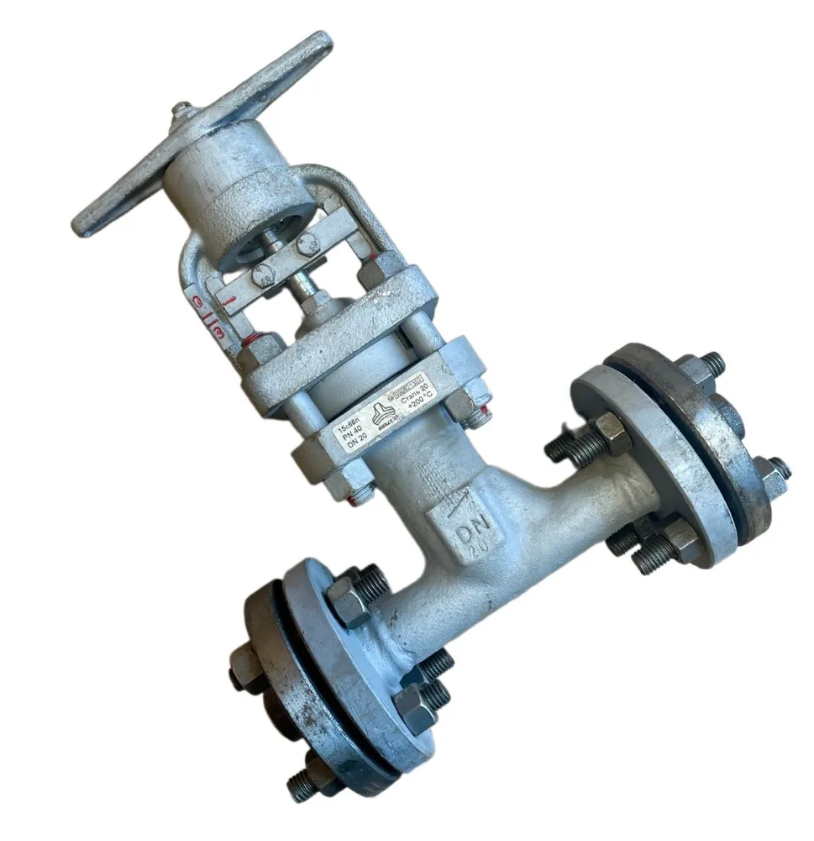 Клапан запорный сильфонный Dn20 Pn40 Ст20 с ответными фланцами 15с66п, Dn20 Pn40 Ст20 с ответными фланцами 15с66п
Клапан запорный сильфонный Dn20 Pn40 Ст20 с ответными фланцами 15с66п, Dn20 Pn40 Ст20 с ответными фланцами 15с66п