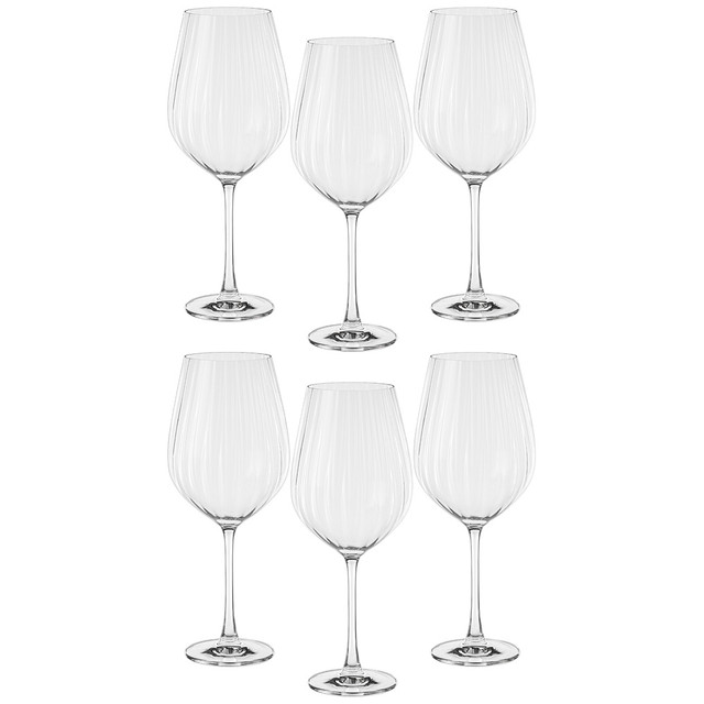 Набор бокалов для вина Crystal Bohemia Columba optic стекло 6шт 500мл 669-402, Прозрачный
Набор бокалов для вина Crystal Bohemia Columba optic стекло 6шт 500мл 669-402, Прозрачный