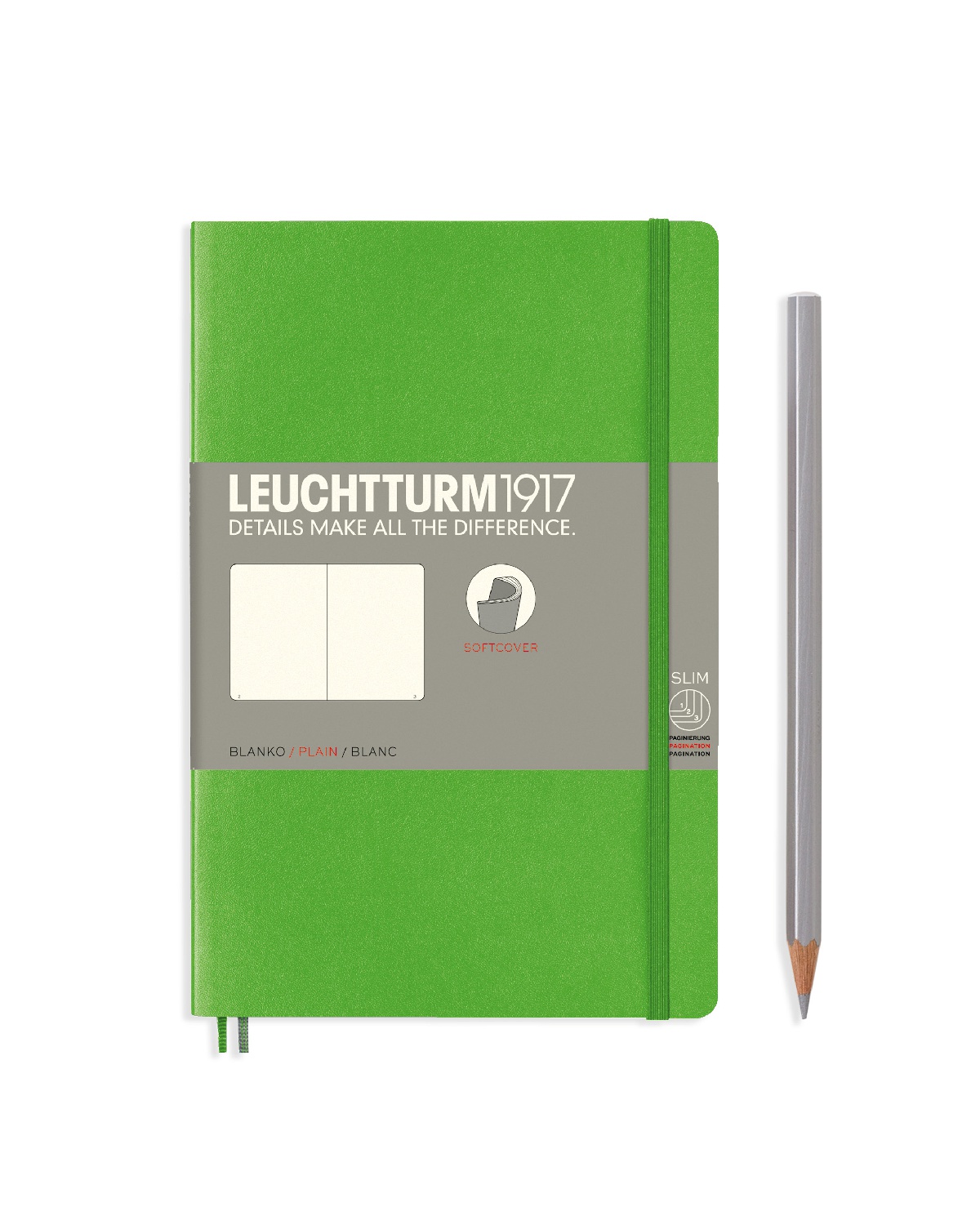 Блокнот Leuchtturm Paperback В6+ (нелинованный) 61 лист насыщенный зеленый мягкая обложка, Softcover Paperback
Блокнот Leuchtturm Paperback В6+ (нелинованный) 61 лист насыщенный зеленый мягкая обложка, Softcover Paperback