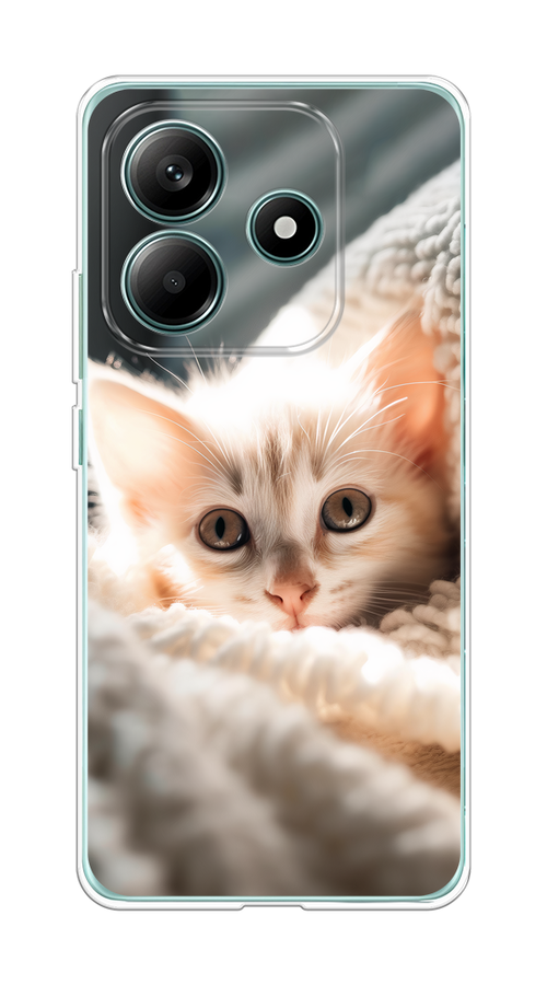 Чехол на Xiaomi Redmi Note 14 5G "Белый шкодливый котенок", Серый;белый;бежевый;оранжевый, 323850-1
Чехол на Xiaomi Redmi Note 14 5G "Белый шкодливый котенок", Серый;белый;бежевый;оранжевый, 323850-1