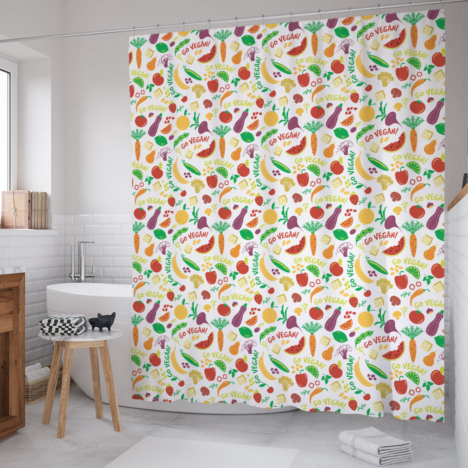 Штора для ванной JoyArty "Рай для вегана" из сатена, 180х200 см с крючками, Бежевый, Рай для вегана
Штора для ванной JoyArty "Рай для вегана" из сатена, 180х200 см с крючками, Бежевый, Рай для вегана