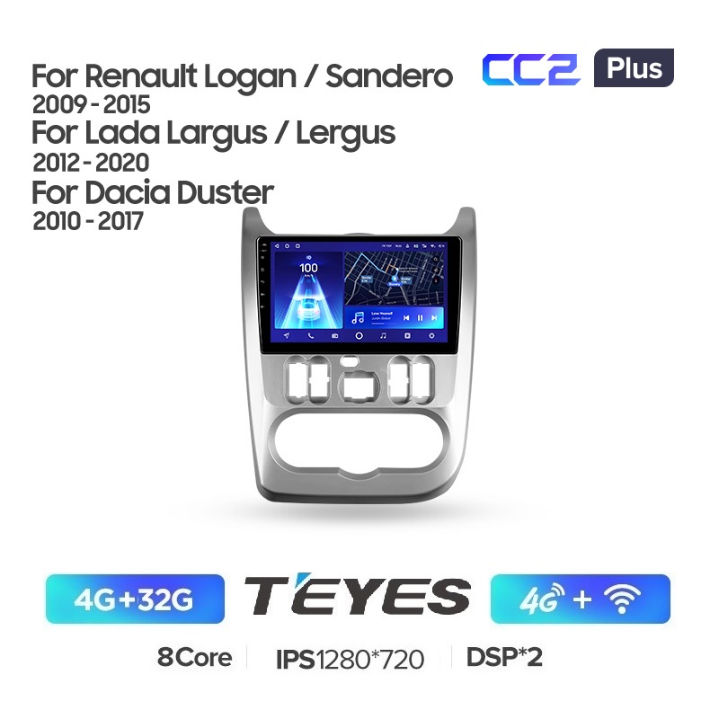 Автомобильная магнитола Teyes CC2 Plus 4/32Гб Renault Logan 2009-2015 ANDROID 10, Renault Logan, Sandero 2009-2015, Lada Largus, Lergus 2012-2020, Dacia Duster 2010-2017 CC2 Plus
Автомобильная магнитола Teyes CC2 Plus 4/32Гб Renault Logan 2009-2015 ANDROID 10, Renault Logan, Sandero 2009-2015, Lada Largus, Lergus 2012-2020, Dacia Duster 2010-2017 CC2 Plus
