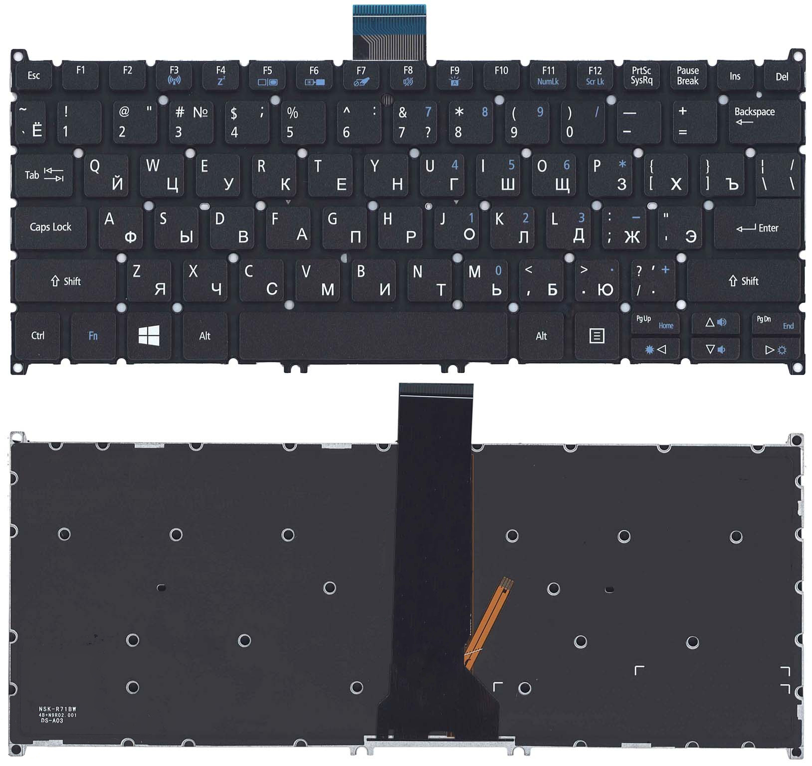 Клавиатура для Acer Aspire V3-371 V3-372 V3-372T V5-122 V5-122P черная с подсветкой, для Aspire V3-371, V3-372, V3-372T, V5-122, V5-122P
Клавиатура для Acer Aspire V3-371 V3-372 V3-372T V5-122 V5-122P черная с подсветкой, для Aspire V3-371, V3-372, V3-372T, V5-122, V5-122P