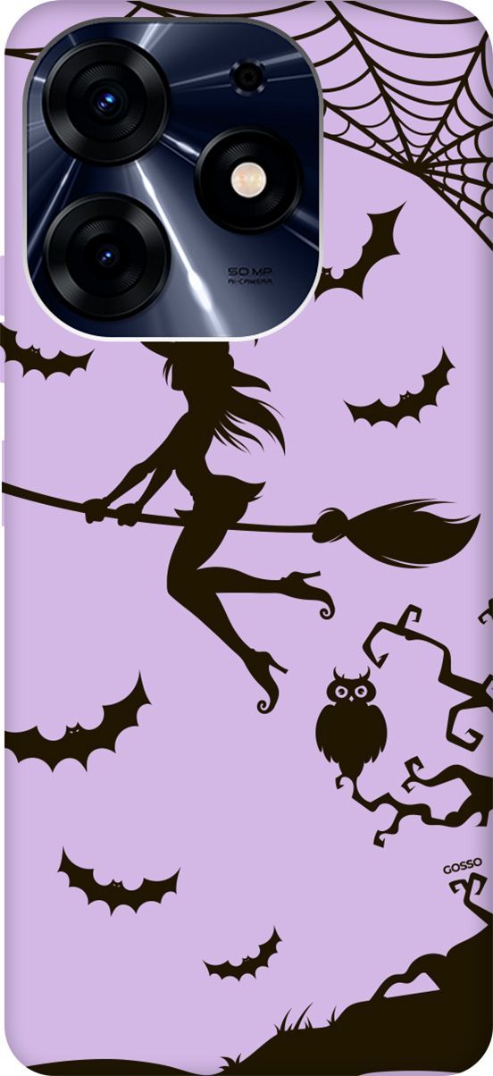 Чехол на Tecno Spark 10 Pro "Witch on a Broomstick" сиреневый, Фиолетовый;черный, 159576
Чехол на Tecno Spark 10 Pro "Witch on a Broomstick" сиреневый, Фиолетовый;черный, 159576