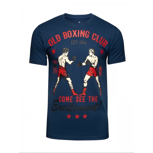 фото Футболка мужская old boxing club blue athletic pro. синяя m