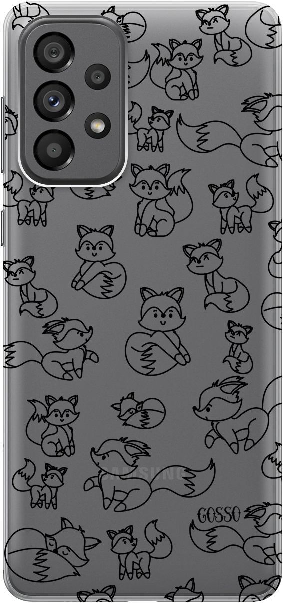 Чехол на Samsung Galaxy A73 5G с принтом "Funny Foxes" прозрачный, Прозрачный;черный, 10570
Чехол на Samsung Galaxy A73 5G с принтом "Funny Foxes" прозрачный, Прозрачный;черный, 10570