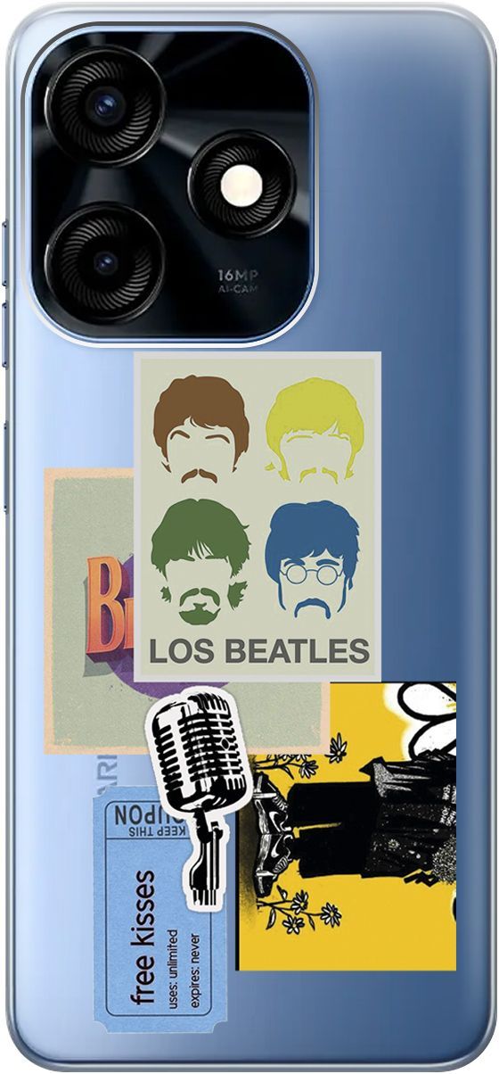 Чехол на Tecno Spark 10C с 3D принтом "Beatles Stickers" прозрачный, Прозрачный;бежевый, 159587
Чехол на Tecno Spark 10C с 3D принтом "Beatles Stickers" прозрачный, Прозрачный;бежевый, 159587