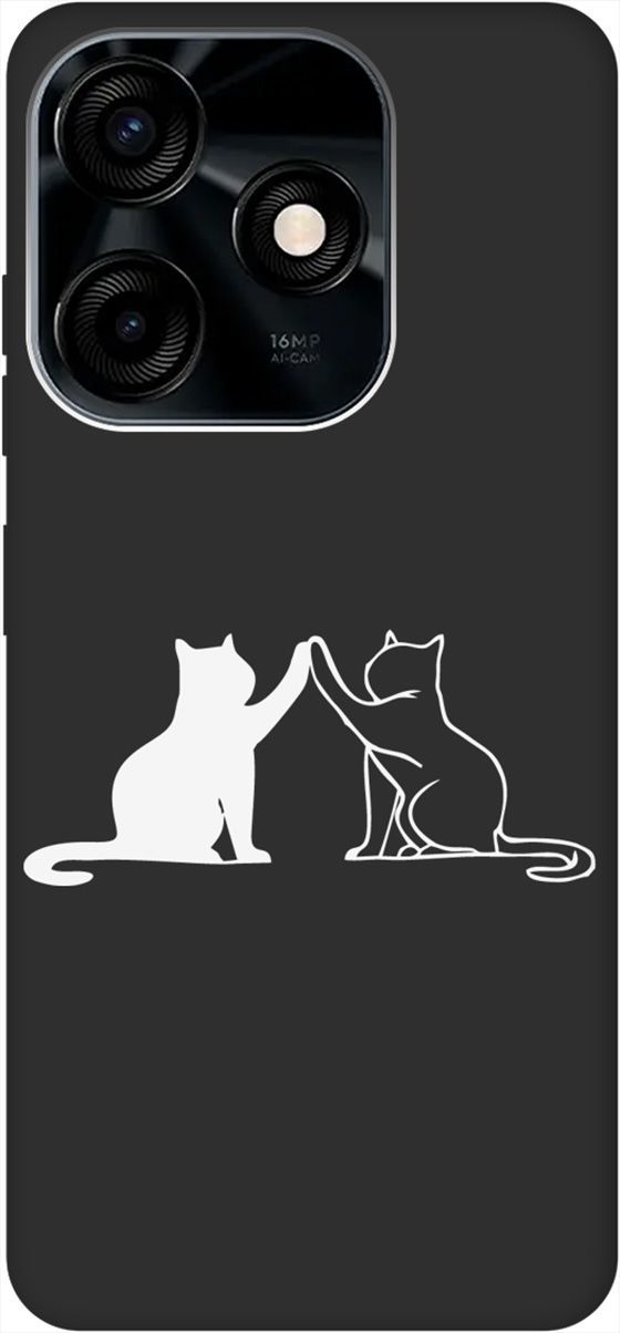 Матовый Soft Touch Чехол на Tecno Spark 10C с 3D принтом "Cats W" черный, Черный;белый, 159588
Матовый Soft Touch Чехол на Tecno Spark 10C с 3D принтом "Cats W" черный, Черный;белый, 159588