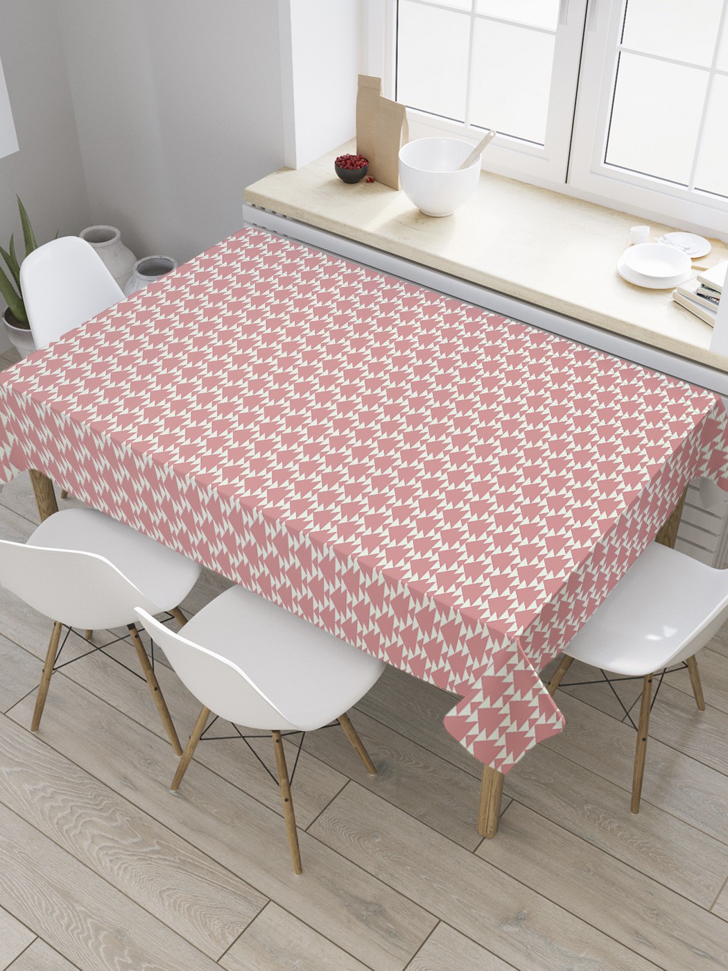 Скатерть прямоугольная JoyArty "Геометрические елки" из оксфорда, 180x145 см, Оранжевый, Геометрические елки
Скатерть прямоугольная JoyArty "Геометрические елки" из оксфорда, 180x145 см, Оранжевый, Геометрические елки