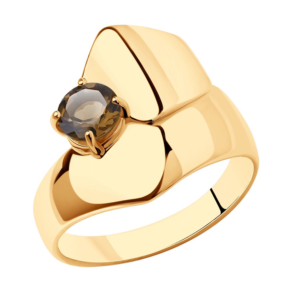 Кольцо из серебра с раухтопазом р 18.5 SOKOLOV 92011954, 92011954 
Кольцо из серебра с раухтопазом р 18.5 SOKOLOV 92011954, 92011954