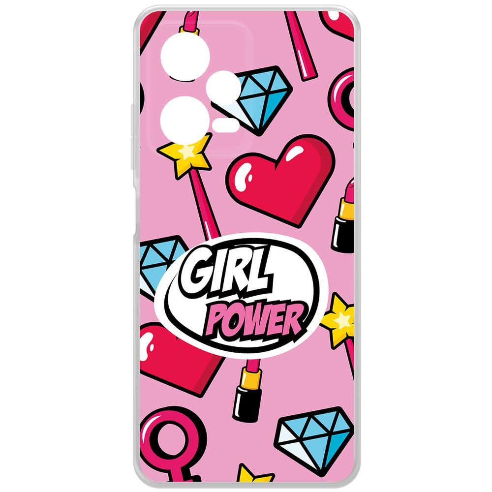 Чехол-накладка Krutoff Clear Case Girl Power для Xiaomi Redmi Note 12 Pro 5G, Прозрачный
Чехол-накладка Krutoff Clear Case Girl Power для Xiaomi Redmi Note 12 Pro 5G, Прозрачный
