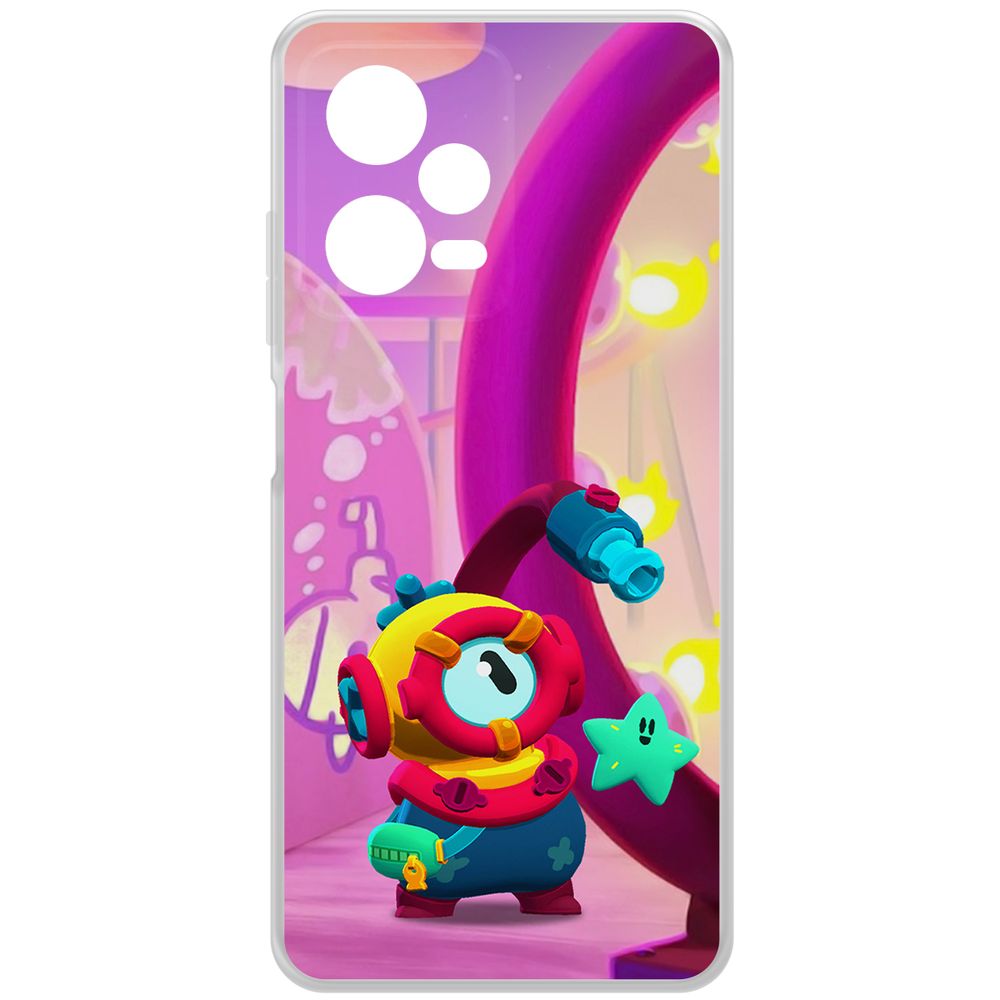Чехол-накладка Krutoff Clear Case Brawl Stars-Отис для Xiaomi Redmi Note 12 Pro 5G, Прозрачный
Чехол-накладка Krutoff Clear Case Brawl Stars-Отис для Xiaomi Redmi Note 12 Pro 5G, Прозрачный
