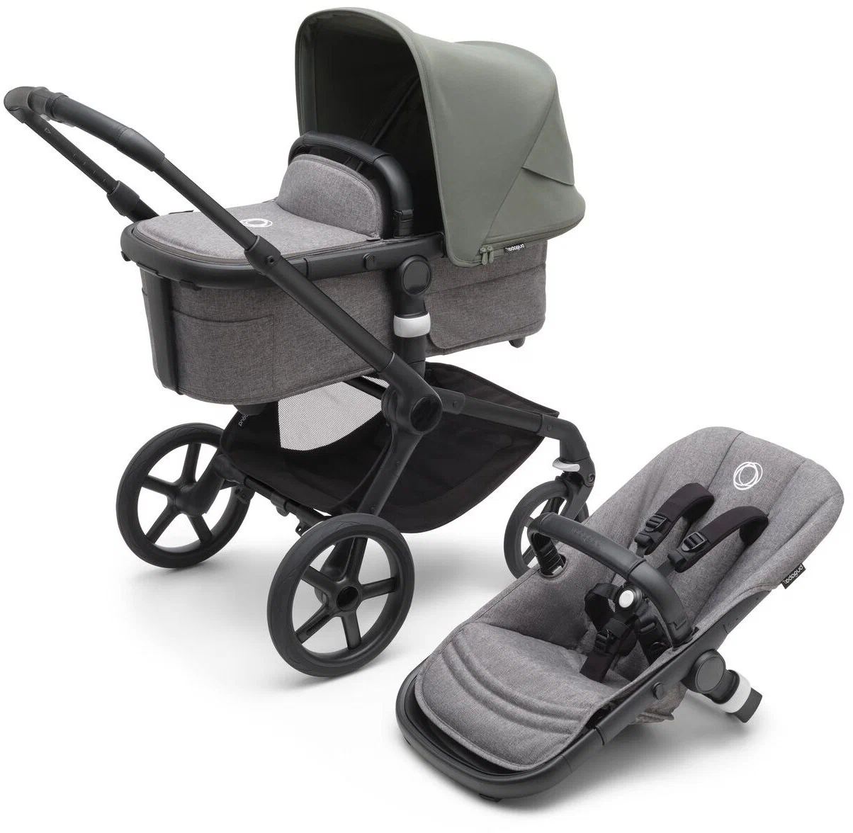 Детская коляска 2 в 1 Bugaboo Fox5 на шасси Black Grey Forest green, Детская коляска 2 в 1 Fox5 на шасси Black/Grey/Forest green
Детская коляска 2 в 1 Bugaboo Fox5 на шасси Black Grey Forest green, Детская коляска 2 в 1 Fox5 на шасси Black/Grey/Forest green