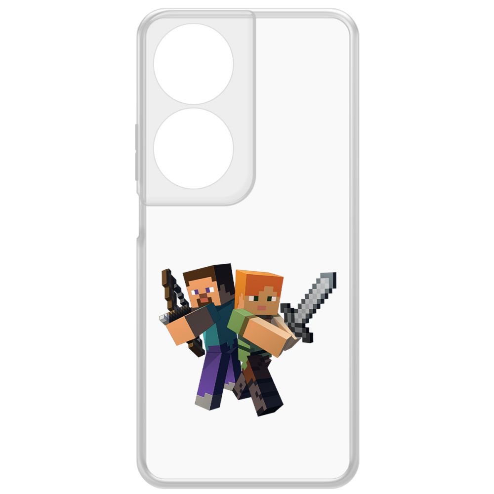 Чехол-накладка Krutoff Clear Case Minecraft-Стив и Алекс для Honor X7b, Прозрачный
Чехол-накладка Krutoff Clear Case Minecraft-Стив и Алекс для Honor X7b, Прозрачный