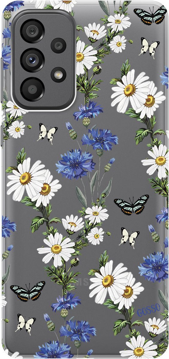 Чехол на Samsung Galaxy A73 5G с принтом "Hello, Camomiles" прозрачный, Прозрачный;голубой, 10570
Чехол на Samsung Galaxy A73 5G с принтом "Hello, Camomiles" прозрачный, Прозрачный;голубой, 10570