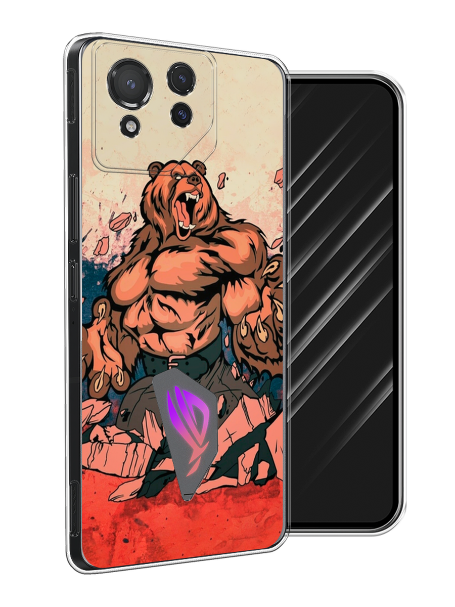 Чехол Awog на Asus ROG Phone 8 "Медведь с флагом РФ", Коричневый;синий;красный, 45150-1
Чехол Awog на Asus ROG Phone 8 "Медведь с флагом РФ", Коричневый;синий;красный, 45150-1