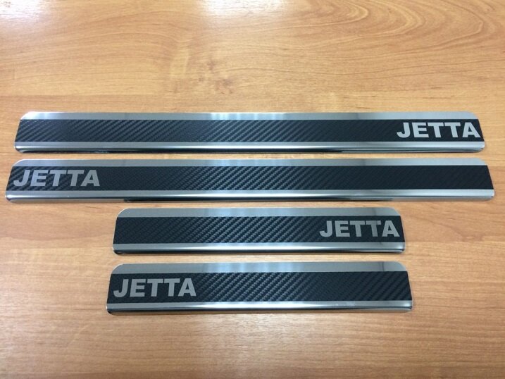 Накладки INOX на пороги из нерж. стали + КАРБОН для VOLKSWAGEN Jetta 2010-2015; 2015-н.в.
Накладки INOX на пороги из нерж. стали + КАРБОН для VOLKSWAGEN Jetta 2010-2015; 2015-н.в.