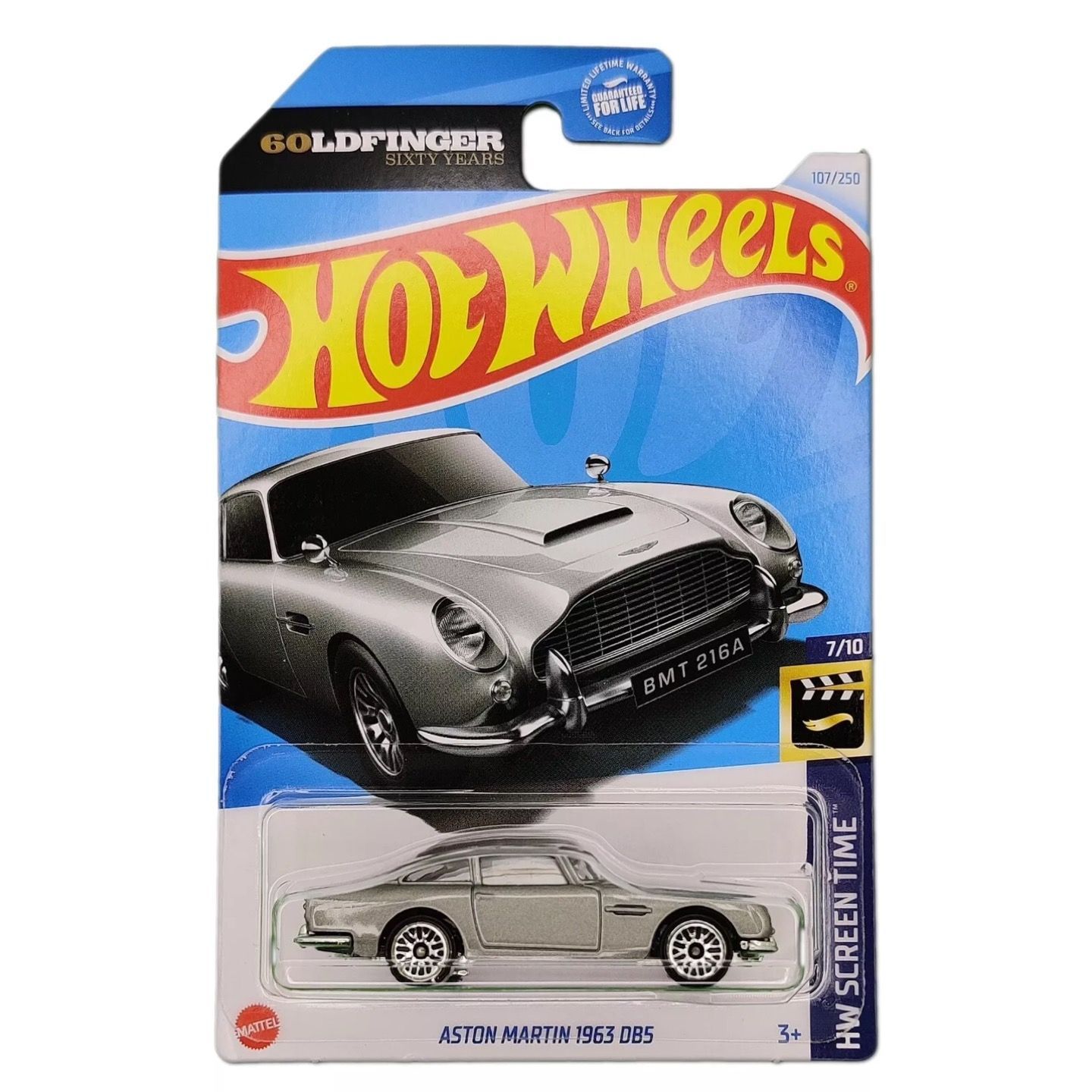 Машинка металлическая Hot Wheels коллекционная модель Aston Martin 1963 DB5, Серый;серебристый, HW-metall-all
Машинка металлическая Hot Wheels коллекционная модель Aston Martin 1963 DB5, Серый;серебристый, HW-metall-all