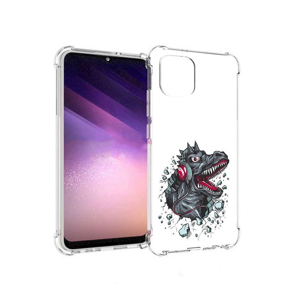 Чехол MyPads Tocco для Samsung Galaxy A03 Нарисованный динозавр в наушниках, Прозрачный, Tocco
Чехол MyPads Tocco для Samsung Galaxy A03 Нарисованный динозавр в наушниках, Прозрачный, Tocco