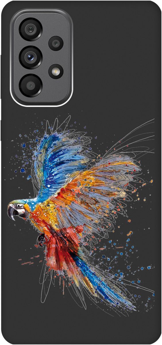 Матовый чехол на Samsung Galaxy A73 5G с принтом "Colorful Parrot" черный, Черный;красный, 10572
Матовый чехол на Samsung Galaxy A73 5G с принтом "Colorful Parrot" черный, Черный;красный, 10572