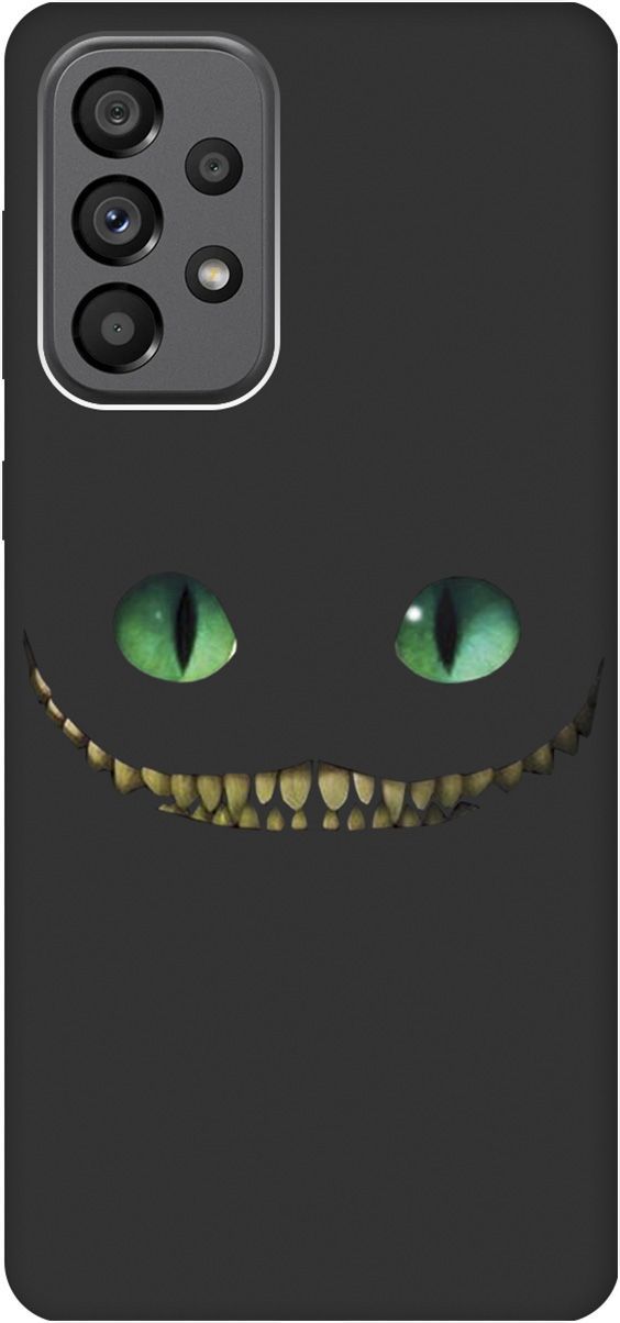 Матовый чехол на Samsung Galaxy A73 5G с принтом "Cheshire Cat" черный, Черный;зеленый, 10572
Матовый чехол на Samsung Galaxy A73 5G с принтом "Cheshire Cat" черный, Черный;зеленый, 10572
