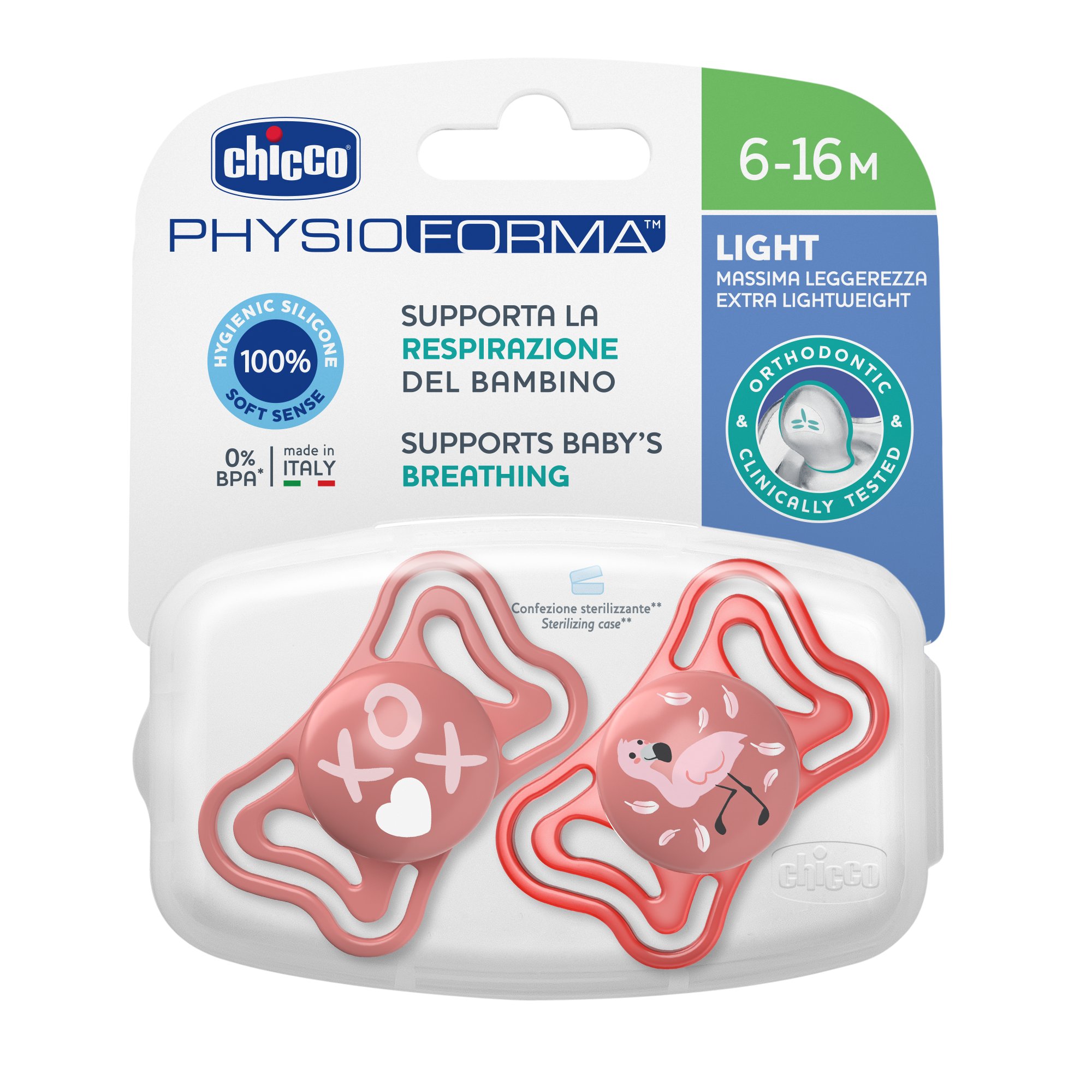 Пустышка Physio Light 2шт. 6-16мес.,силикон, Pink, рис. фламинго, нейтральный, Розовый, Physio Light 2шт. 6-16мес
Пустышка Physio Light 2шт. 6-16мес.,силикон, Pink, рис. фламинго, нейтральный, Розовый, Physio Light 2шт. 6-16мес