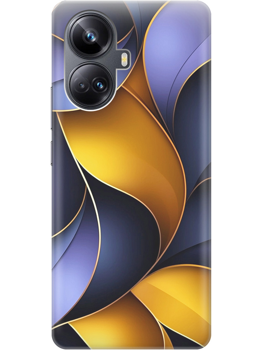 Силиконовый чехол на Realme 10 Pro+ с принтом "Желто-сиреневые изгибы", Прозрачный;желтый;фиолетовый, 768741931
Силиконовый чехол на Realme 10 Pro+ с принтом "Желто-сиреневые изгибы", Прозрачный;желтый;фиолетовый, 768741931