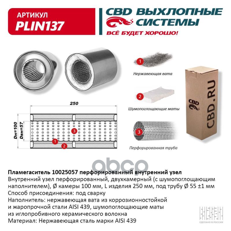 Пламегаситель 10025057 Перфорированный Внутренний Узел Cbd Plin137 CBD арт. PLIN137
Пламегаситель 10025057 Перфорированный Внутренний Узел Cbd Plin137 CBD арт. PLIN137